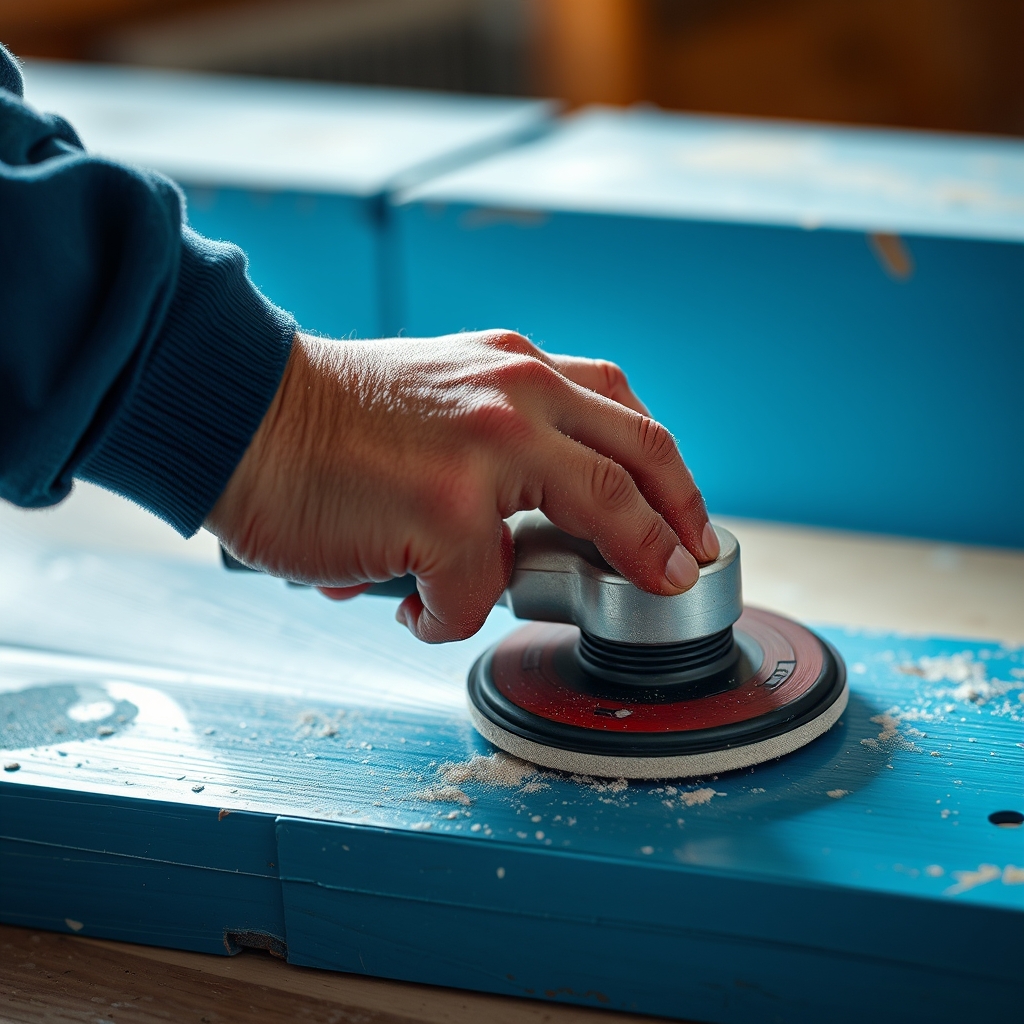 Erreurs à éviter et finitions : poncer, lisser, protéger — Refresh: Comment décaper de la peinture à la disqueuse ? - Me