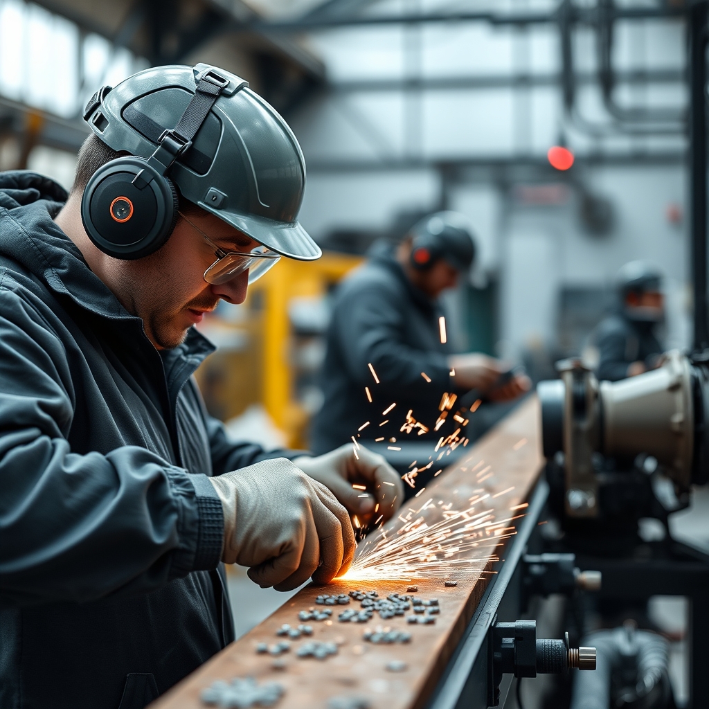 Applications spécifiques · Meuleuse industrielle vs grand public