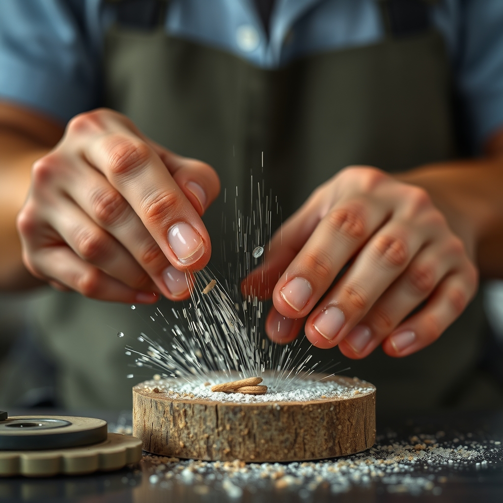 Introduction au Défi du Crépi Gouttelette · poncer gouttelette